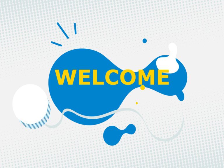 Welcome Slide 21 PowerPoint Template