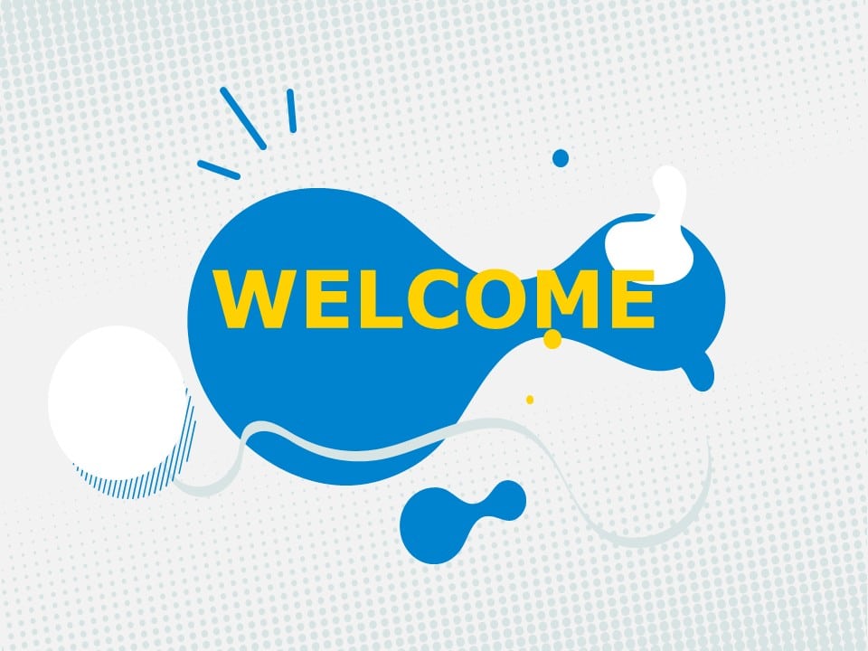 Welcome Slide 21 PowerPoint Template & Google Slides Theme