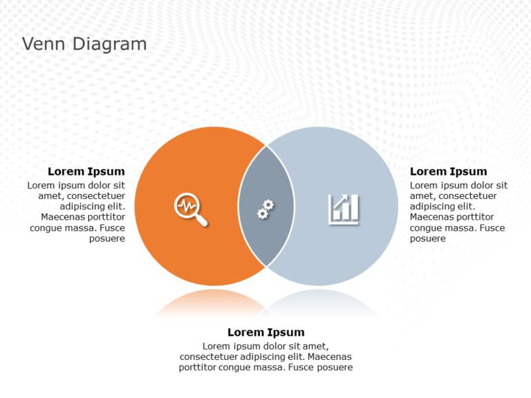 2 Way Venn Diagram 02 PowerPoint Template & Google Slides Theme