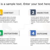 Executive Summary Four Point PowerPoint Template
