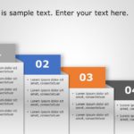 4 Steps Growth Strategy PowerPoint Template & Google Slides Theme