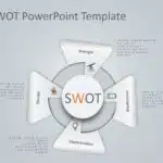 4 Steps Triangle SWOT PowerPoint Template & Google Slides Theme