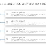 4 Steps Vertical Agenda Template for PowerPoint & Google Slides Theme