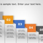 5 Steps Bar Strategy PowerPoint Template