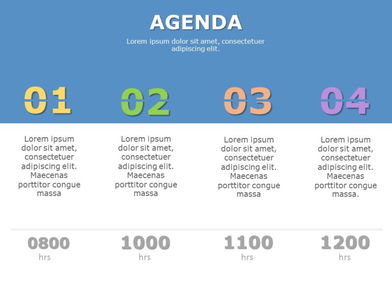 Agenda 23 PowerPoint Template