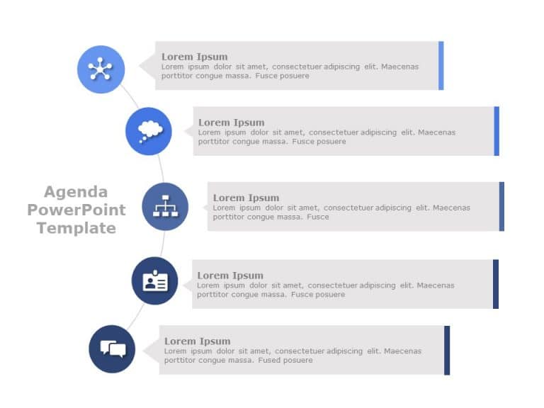 Online Editable PowerPoint Agenda Template 24 & Google Slides Theme