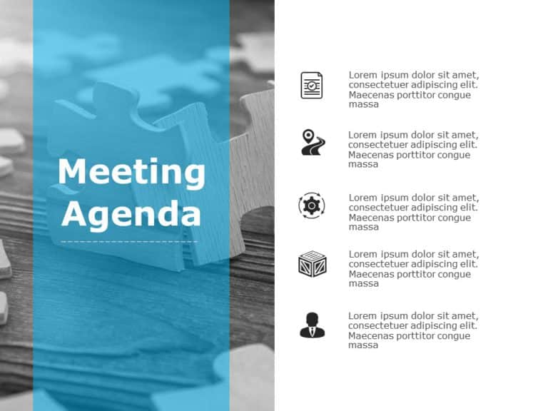 Agenda Slide 09 PowerPoint Template