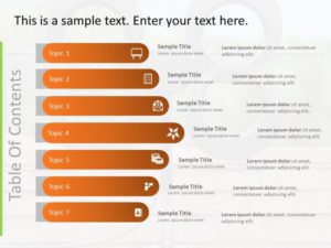 Agenda TOC PowerPoint Template | SlideUpLift