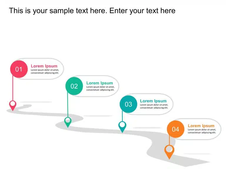 Animated Roadmap PowerPoint & Google Slides Template Theme