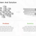 Brick Problem and Solution PowerPoint Template & Google Slides Theme