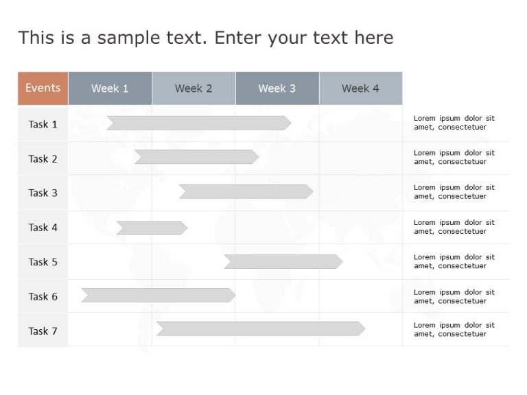 Business Gantt Chart PowerPoint Template & Google Slides Theme