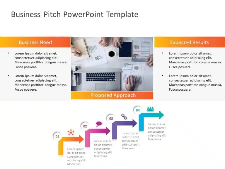 Business Pitch Executive Summary PowerPoint Template