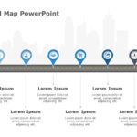 Business roadmap 4 PowerPoint Template
