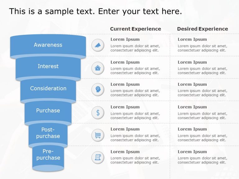 Buyers Journey Steps Powerpoint Template 3718