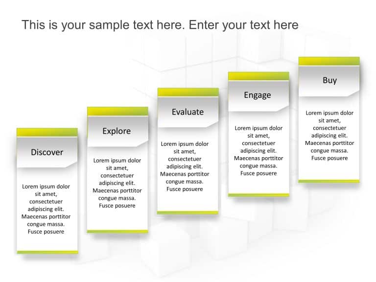 Buyer’s Journey Steps PowerPoint Template