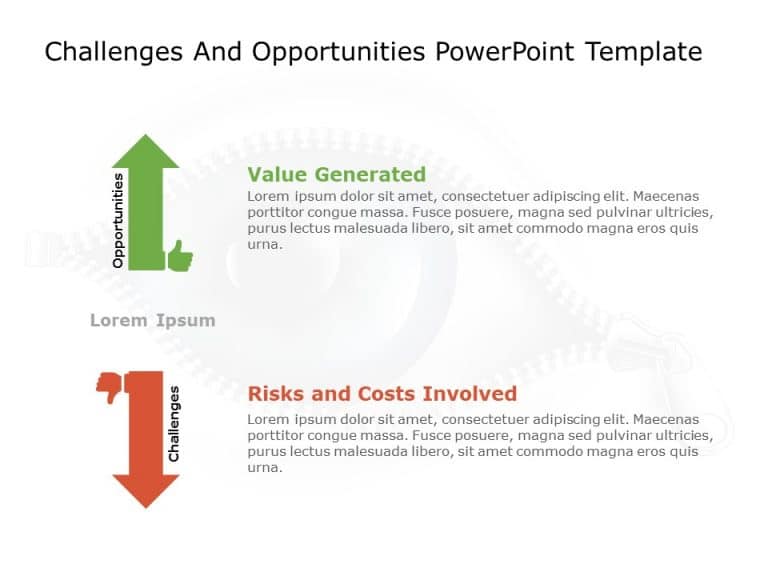 Challenges & Opportunities PowerPoint Template & Google Slides Theme