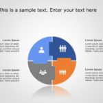 Circular Puzzle Diagram PowerPoint Template & Google Slides Theme