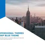 Corporate Blue Theme PowerPoint Template & Google Slides Theme