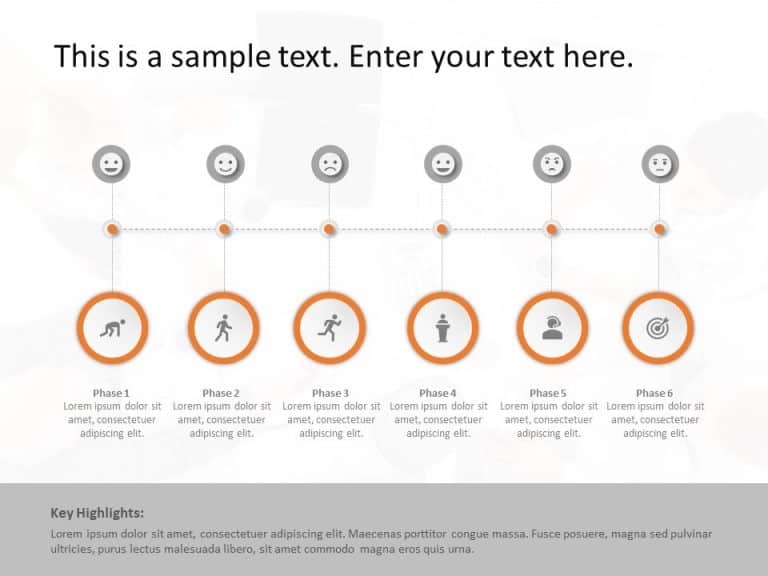 Customer Journey 6 PowerPoint Template & Google Slides Theme