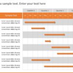 Editable Gantt Chart For PowerPoint