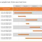 Editable Gantt Chart PowerPoint Template & Google Slides Theme