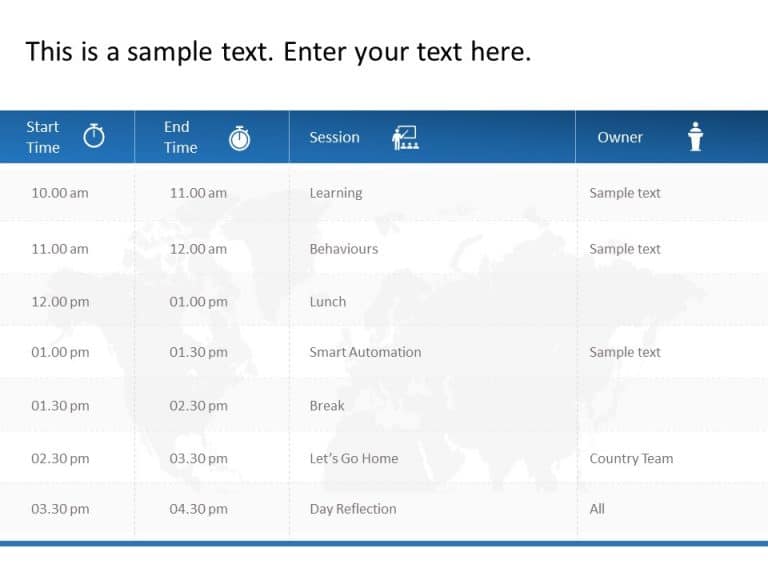 Event Agenda PowerPoint Template