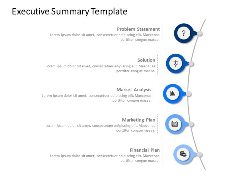 Executive Summary Business Planning PowerPoint Template