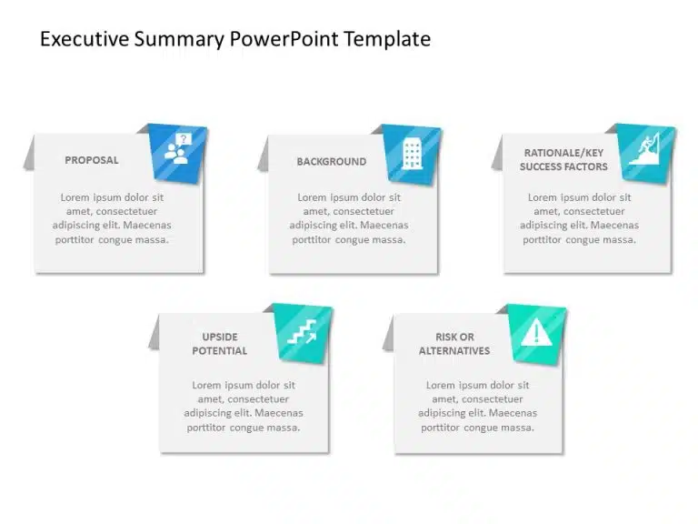 Executive Summary Business Proposal PowerPoint Template