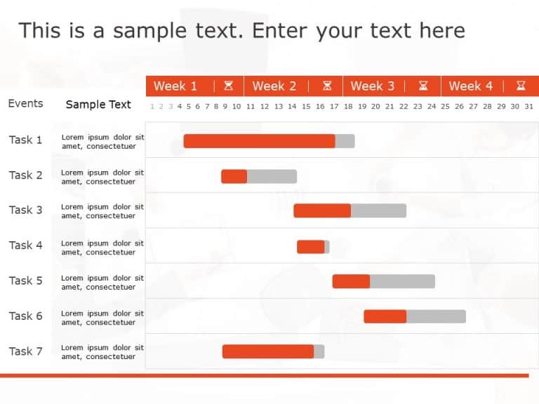 Gantt Chart 2 PowerPoint Template & Google Slides Theme
