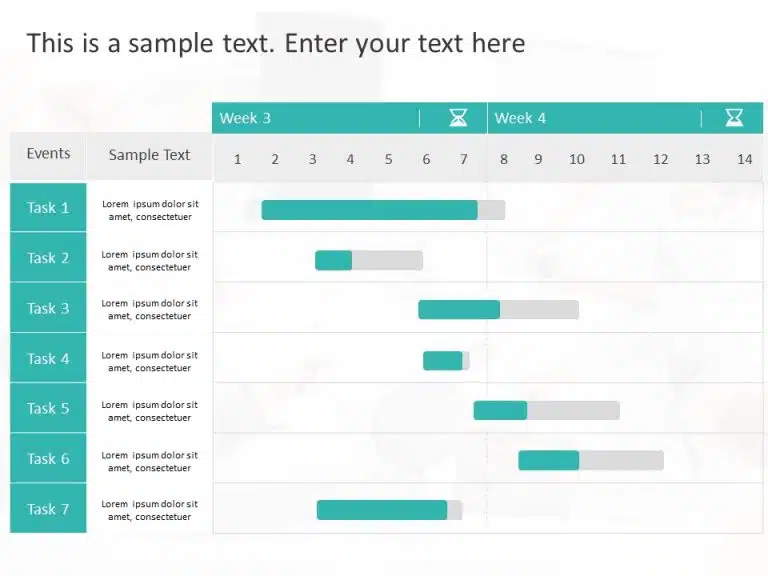 Gantt Chart 3 PowerPoint Template