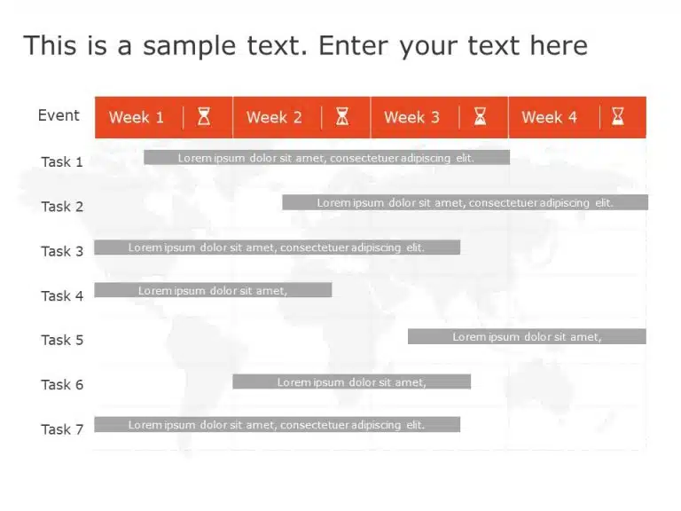 Gantt Chart PowerPoint Template 5