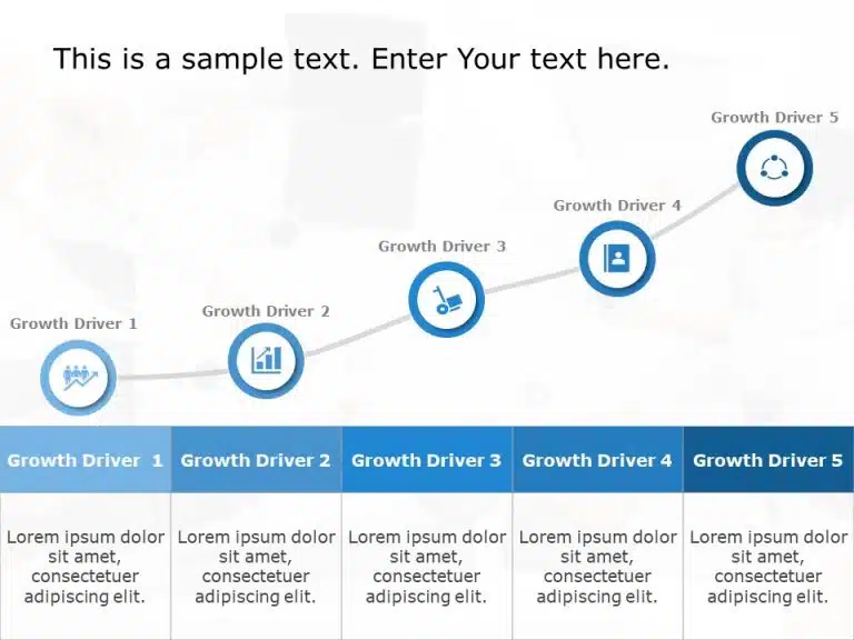 Growth Strategy Curve PowerPoint Template & Google Slides Theme