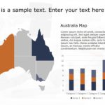 Australia Map 11 PowerPoint Template