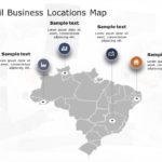 Brazil Map 5 PowerPoint Template & Google Slides Theme