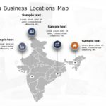 India Map 5 PowerPoint Template & Google Slides Theme