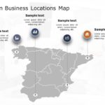 Spain Map 1 PowerPoint Template