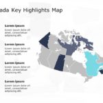Canada Map 6 PowerPoint Template & Google Slides Theme