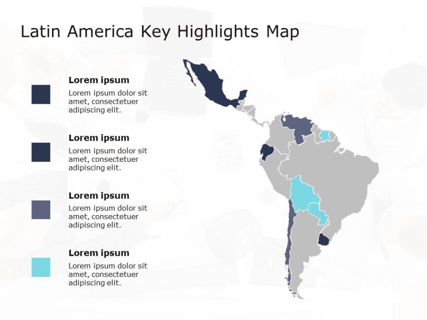 1009 Free Editable Latin America Maps Templates For Powerpoint Slideuplift 8516