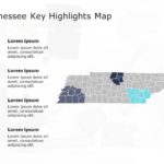 Alabama Map 6 PowerPoint Template