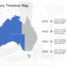 Australia Map 8 PowerPoint Template