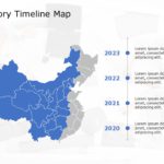 China Map 7 PowerPoint Template