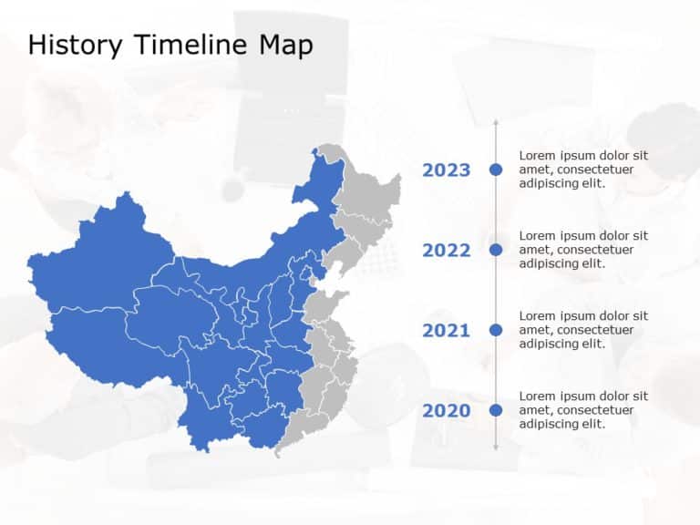 China Map 7 PowerPoint Template