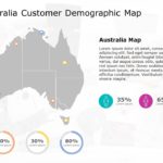 Australia Map 10 PowerPoint Template