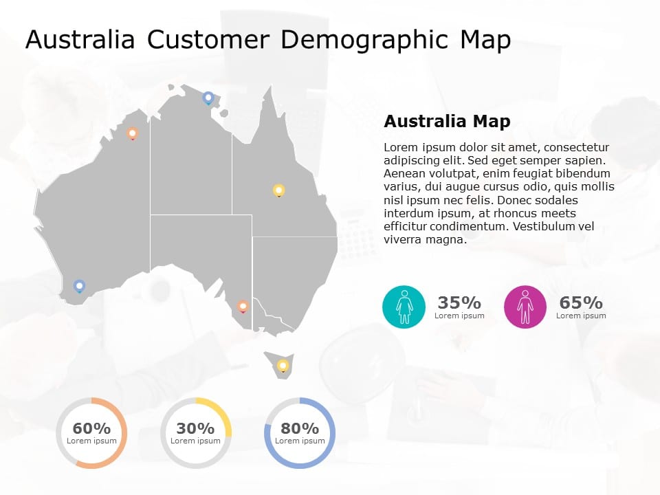 Australia Map 10 PowerPoint Template & Google Slides Theme