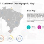 Brazil Map PowerPoint Template 8