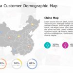 China map powerpoint template 7