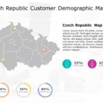 Czech Republic Map 5 PowerPoint Template