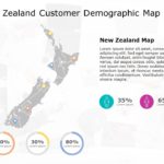 New Zealand Map 3 PowerPoint Template