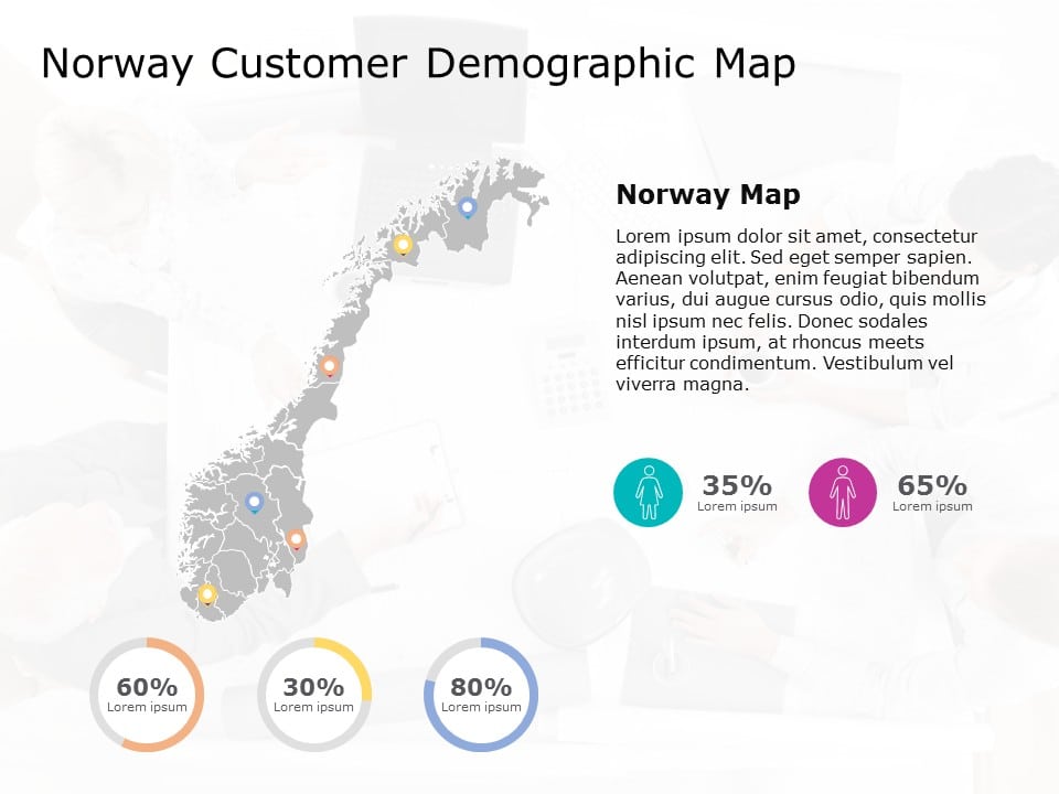 Norway Map 8 PowerPoint Template & Google Slides Theme