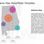 Alabama Map 10 PowerPoint Template & Google Slides Theme